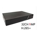 BAFF NVR-8032 32 Kanal 5MP H.265 Plus NVR Kayıt Cihazı