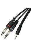 Tunex 10 Metre 1X3.5 Mm Stereo 2X6.3 Mm Mono Kablo MR-1000