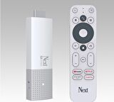 NEXT 4K-TV Stick 4K Android Dongle Google Netflix Youtube D-Smart Go 1 Yıl Mega Paket Hediye