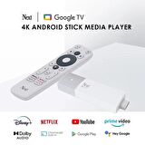 NEXT 4K-TV Stick 4K Android Dongle Google Netflix Youtube D-Smart Go 1 Yıl Mega Paket Hediye