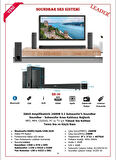 Leader SB36 5.1 Soundbar Ses Sistemi(Bluetooth-USB-HDMI-Optik-FM)