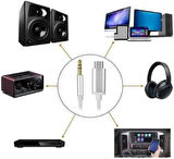 Type C to 3.5 mm AUX Dönüştürücü, Tip C to Aux Çipli Adaptör