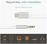 Type C to 3.5 mm AUX Dönüştürücü, Tip C to Aux Çipli Adaptör