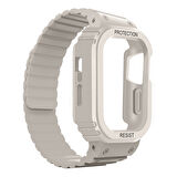 Apple Uyumlu Watch 38mm KD-142 Airbag Tasarımlı Kasa Koruyuculu Silikon Kordon