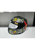 Sway Kask Sway Sw 820 Badboy Full Face Gümüş Vizör