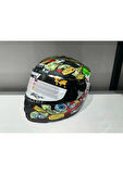 Sway Kask Sway Sw 820 Ugly Fulla Face Gümüş Vizör
