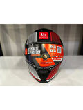 Mt Helmets Kask Mt Thunder 4 Sv Tears B5 Mat Siyah/Kırmızı