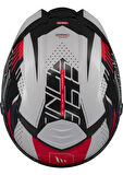 Mt Helmets Kask mt Thunder 4 Sv Luminence A7 Beyaz/mavi/kırmızı
