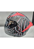 MTS Kask Mts Pro 801 Dreaka Güneş Gözlüklü Antresit/kırmızı