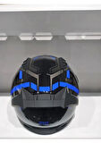 MTS Kask Mts Pro 801 Lead Güneş Gözlüklü Blue