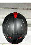 KASK SWAY SW-865 MAT SİYAH GÜNEŞ GÖZLÜKLÜ
