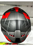 Sway Kask SW-865 St Titanyum/red/black Güneş Gözlüklü
