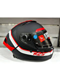 Mt Helmets Kask mt Thunder 4 Sv R25 B5 Mat Siyah/kırmızı