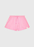 Benetton Pembe Kız Çocuk Diz Üstü Düz Şort 37YKC901O