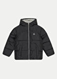 Benetton Siyah Erkek Çocuk  Şişme Mont 2WU0CN05I 100