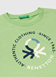 Benetton Baskılı Fıstık Erkek Çocuk T-Shirt 3I1XC10N3