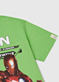 Benetton Baskılı Fıstık Erkek Çocuk T-Shirt 35RYC10N9