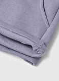 Benetton Normal Bel Regular Fit Lila Kız Çocuk Şort 3J68C901C
