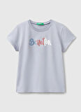 Lila Kız Çocuk Bisiklet Yaka Regular Fit Baskılı T-Shirt 3I1XC10MZ