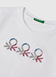 Benetton Beyaz Kız Çocuk T-Shirt