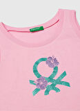 Benetton Pembe Kız Çocuk Atlet