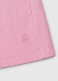Benetton Normal Bel Regular Fit Pembe Kız Çocuk Şort 3BL0C903I