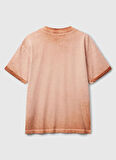 Benetton Baskılı Saks Erkek Çocuk T-Shirt 3085C10P9