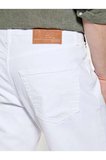 Streç Pamuklu Normal Bel Regular Fit Denim Pantolon Erkek Beyaz Denim Pantolon - 325P4TFTSE02R