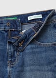 United Colors of Benetton Lacivert Erkek Çocuk Denim Şort 4PORC903I