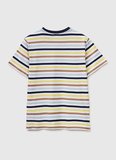United Colors of Benetton Çok Renkli Erkek Çocuk Çizgili T-Shirt 39IAC10S8