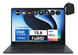 Asus Expertbook B1 B1503CVA Intel Core I7-1355U 32GB Ddr5 1tb SSD Freedos 15.6 Fhd Intel Iris Xe Graphic Taşınabilir Bilgisayar WI716G512B1DD18+ZETTAÇANTA