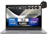 Asus Expertbook P1 P1503 Intel Core I7-13620H 32GB Ddr5 1tb SSD WINDOWS11HOME 15.6 Fhd Intel UHD Taşınabilir Bilgisayar EXP1503CVAI58512S0H18+ZETTAÇANTA