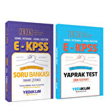Yediiklim 2026 EKPSS Genel Yetenek Genel Kültür Tüm Adaylar İçin Soru ve Yaprak Test Seti 2 Kitap