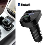 Delux Serisi Pratik Donanım Araç İçi Transmitter BT USB MP3 Micro Sd Kart X8 Siyah
