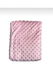 Nohut Desen Bebek Battaniye Mevsimlik Tek Kat 80X90 (KREM-MAVİ-PEMBE)