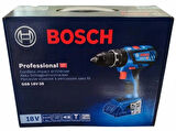 Bosch Gsb 18 V 28 Darbeli Matkap Vidalama Çift Batarya (Karton Kutulu ) ve Bosch 103 Parça Aksesuar Seti