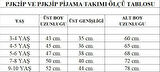 PJK2İ Labubu Desenli Pembe Bol Paça 2 İp %100 Pamuk Kız Çocuk Takımı 3-10 Yaş 8186-P