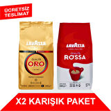 Qualità Oro + Qualità Rossa Çekirdek Kahve (1000gr) 2'Li Paket