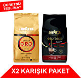 Qualità Oro + Espresso Barista Gran Crema Çekirdek Kahve (1000gr) 2'Li Paket