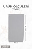 2'li Gri Banyo Havlusu - 70x140 Cm, 490 Gr, %100pamuk, Spa Ve Otel Havlusu, Günlük Kullanıma Uygun
