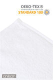 2'li Gri-Beyaz Banyo Havlusu - 70x140 Cm, 490 Gr, %100pamuk, Spa Ve Otel Havlusu, Günlük Kullanıma Uygun