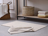 Doquhome Arte Banyo Paspası Krem&Antrasit 60x100cm