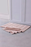 Doquhome Pera Banyo Paspası Pudra 60x100cm