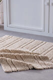Doquhome Pera Banyo Paspası Vizon 60x100cm