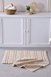 Doquhome Pera Banyo Paspası Vizon 60x100cm