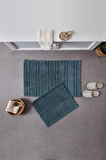 Doquhome Pera Banyo Paspası Petrol 60x100cm
