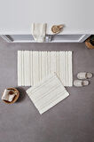 Doquhome Pera Banyo Paspası Krem 60x100cm