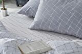 Easy Cotton Glimmer Nevresim Takımı Tek Kişilik - Gri