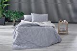 Easy Cotton Glimmer Nevresim Takımı Çift Kişilik - Gri