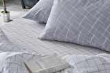 Easy Cotton Glimmer Nevresim Takımı Çift Kişilik - Gri
